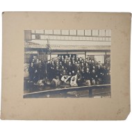 일본 최초의 광고 대행사 중 하나인 [만년사 萬年社] 단체 기념사진