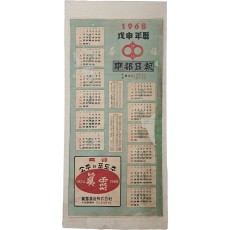 진로주조에서 후원한 [중도일보 1968년 연력]