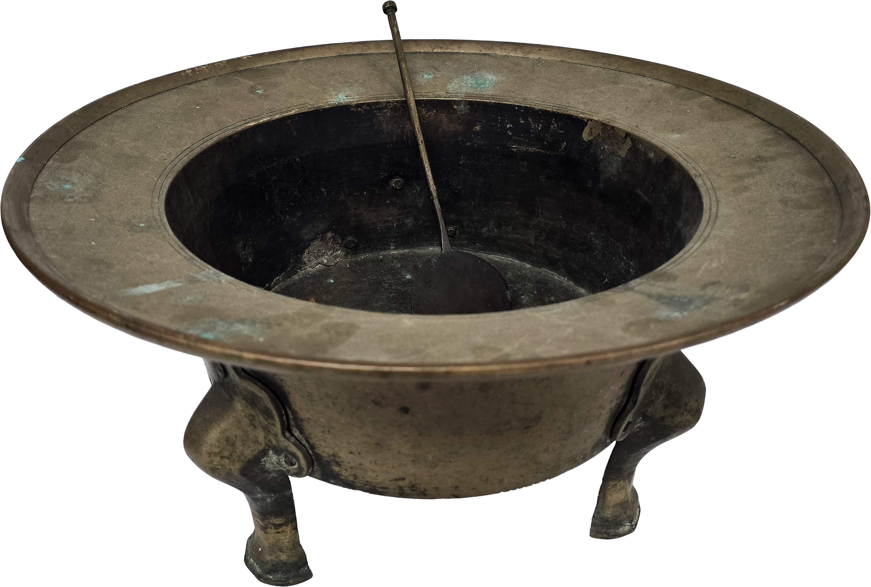 ‘성주군 구암면 납세기념’이 새겨진 [삼족화로 三足火爐]와 부삽