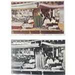 조선풍속 엽서 2점 - ‘조선인의 노점’ 편