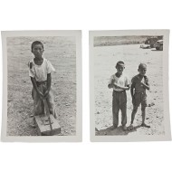 [48] 한국전쟁 뒤의 모습 - 슈사인 보이 사진 2장