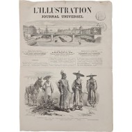 [68] 첫 면과 4면에 조선의 무인과 무기에 대해 삽화와 설명이 있는 프랑스 주간지 [륄러스트라시옹 L'ILLUSTRATION] 1867년 1월 19일 토요일자 신문