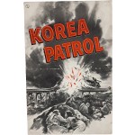 [52] 미국에서 최초로 한국전쟁을 배경으로 제작한 전쟁영화 [한국 순찰대 Korea Patrol] 대형 팸플릿