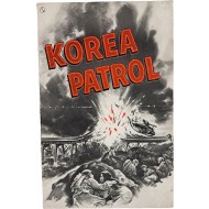[52] 미국에서 최초로 한국전쟁을 배경으로 제작한 전쟁영화 [한국 순찰대 Korea Patrol] 대형 팸플릿