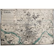 [58] 주한미군 상사 파파산 레프티의 만화 서울 지도Sgt-Papasan-Lefty’s Map and Cartoon of the City of Seoul
