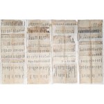 [103] 전라도 지방에서 임금님, 중궁전 등에 올리는 왕실진상목록이 각 월별로 기록된 65점 문서 일괄