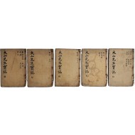 [108] 조선후기 경북 안동 출신 유학자 이상정(李象靖)의 언행과 사상을 후학들이 기록한 [대산선생실기 大山先生實紀] 10권 5책 완질