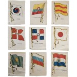 [49] 1900년대 초 실크 태극기를 포함한 국기 9점 모음