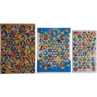 [10] [명탐정 번개]/[지구를 향해]/[제트소년 마르스] 등 딱지 전지 3점