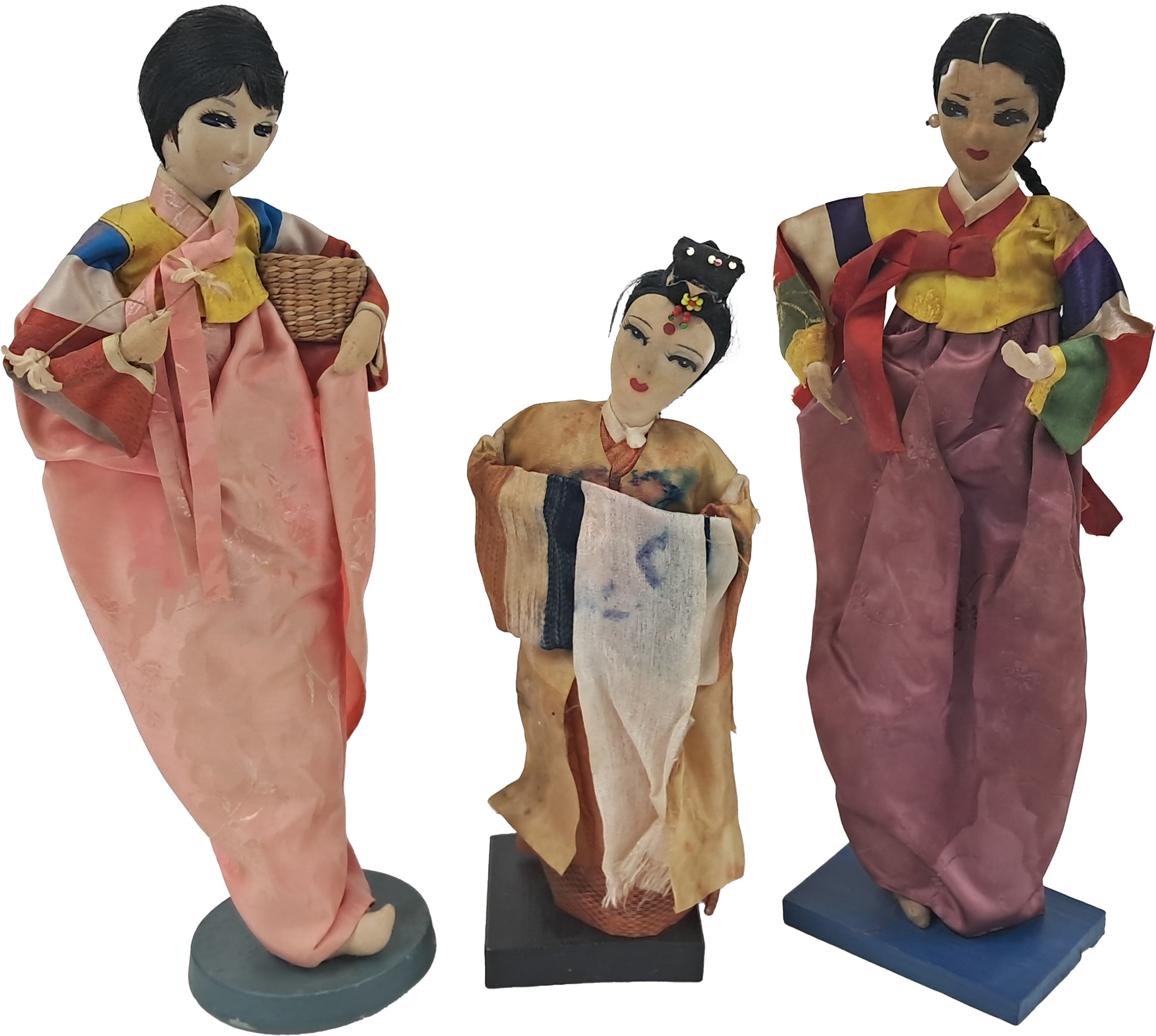 [17] 1950~60년대 수출용 이쁜이 인형 3점 일괄