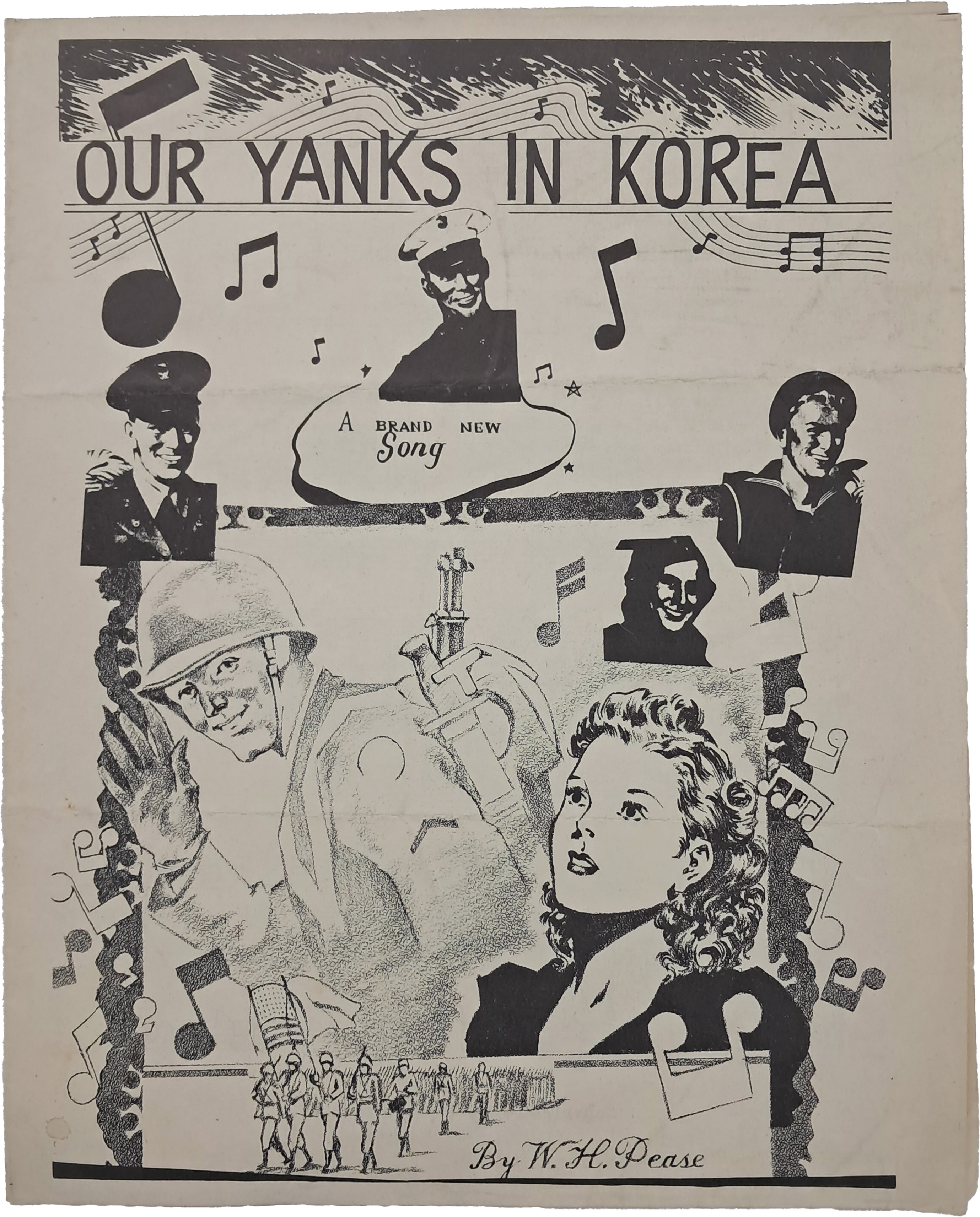 [43] 한국전쟁기 미군 위문가요 악보 [Our Yanks in Korea]
