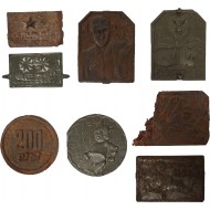 [124] 1960~1970년대 추억이 담긴 [양철 딱지] 8점 일괄