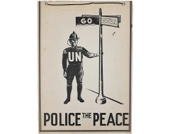 [52] 한국전쟁 시기 UN 경찰관 일러스트 패널