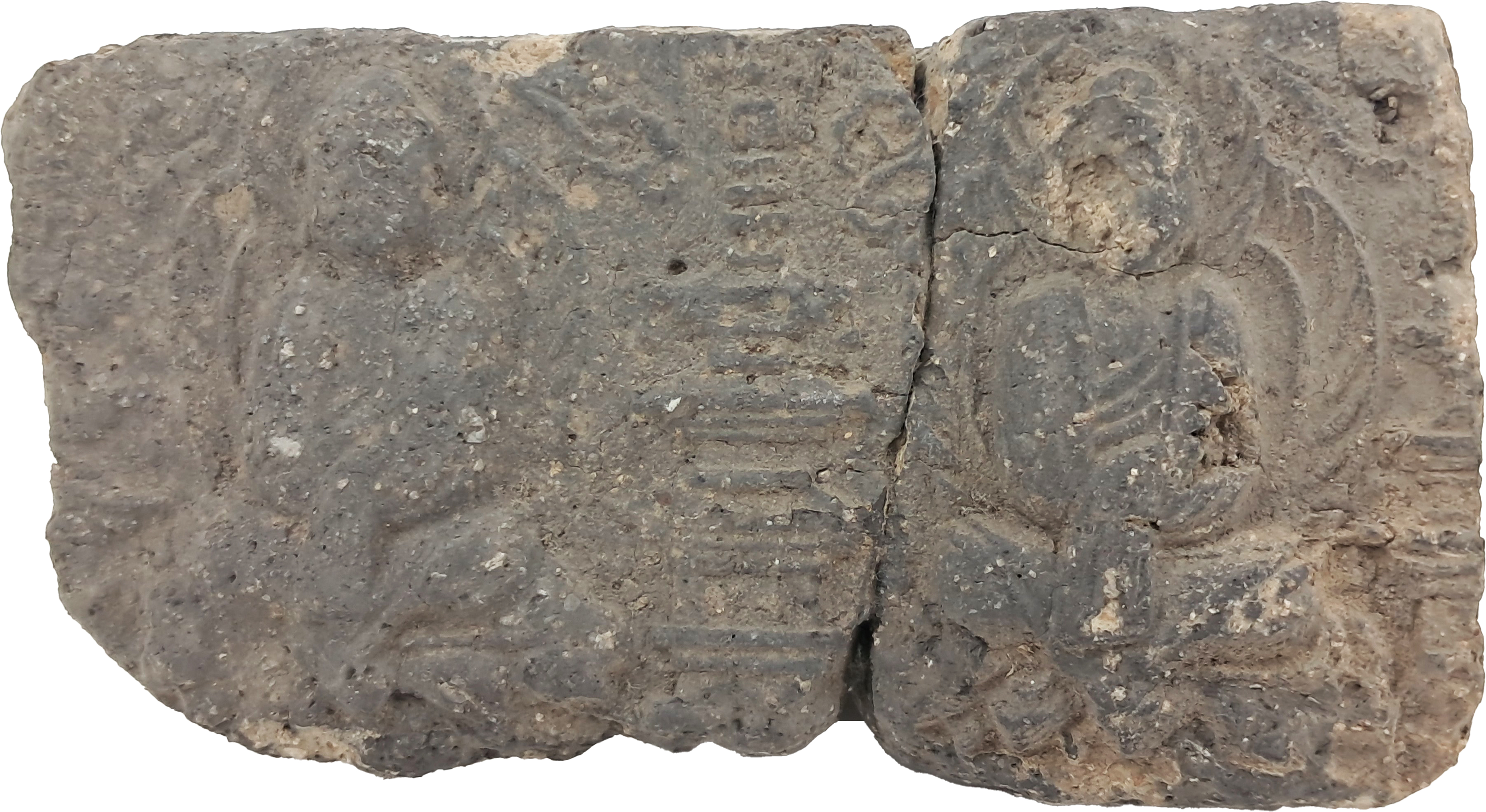 [98] 탑과 불상이 새겨진 전돌