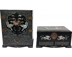 [100] 2단 나전 패물함