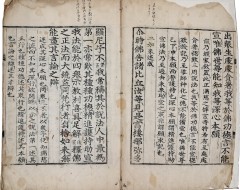 [157] 훈사대자(訓辭大字) 을해자본(乙亥字本) 번각(飜刻) [묘법연화경(妙法蓮華經)] 권4~5 1책