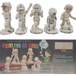 [198] ‘88 올림픽 소년 독고탁 도자기 인형 5종 세트와 광고가 실린 스포츠서울