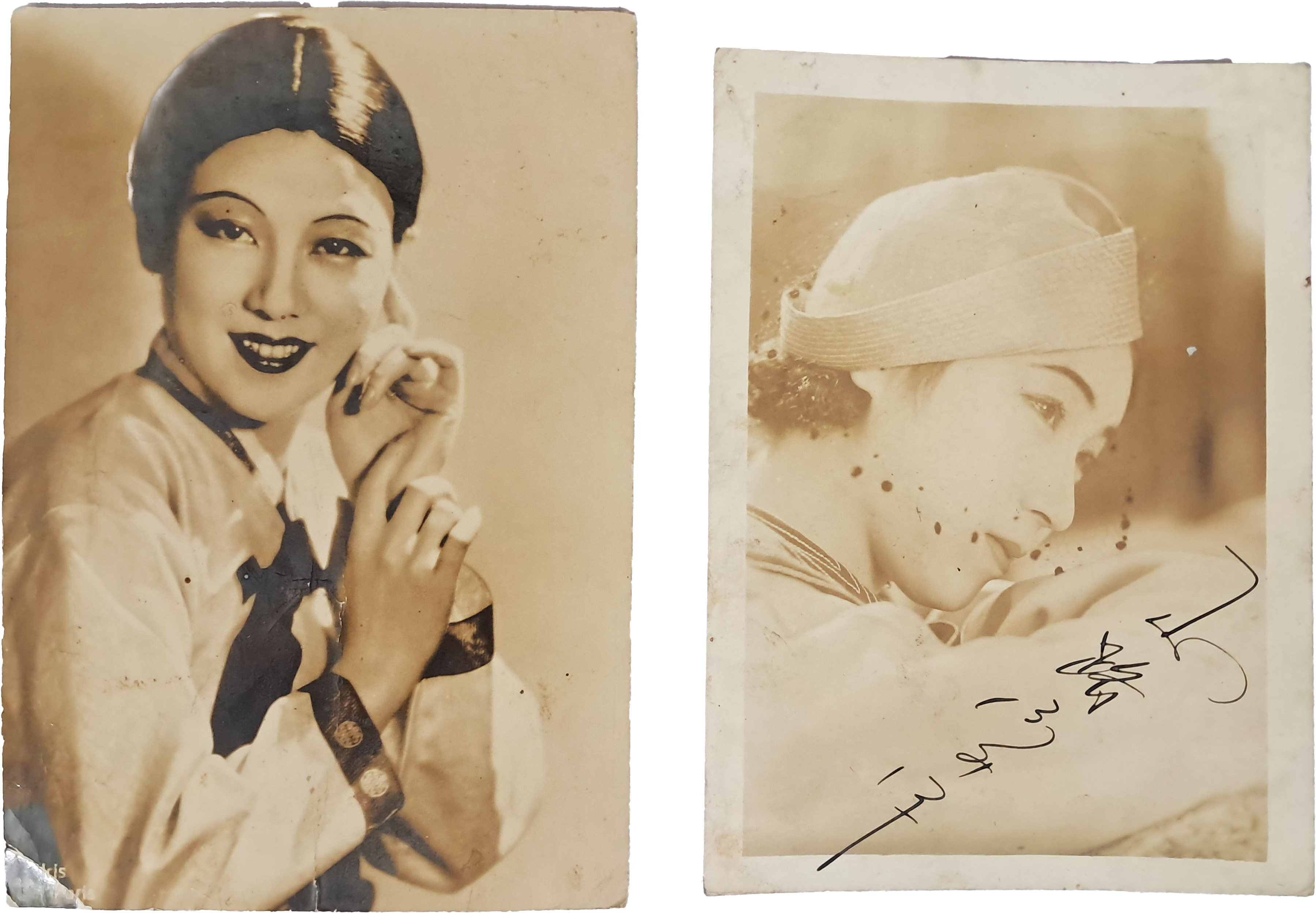 [224] 최승희 등 일제강점기 여류 예술인 원본사진 2점