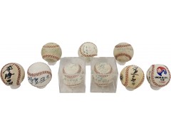 [237] 이해창·장효조 등 초기 프로야구 선수들과 국제대회 선발팀 사인볼 등 9점 일괄