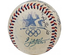 [244] 1984년, LA올림픽 참가 한국야구팀 사인볼