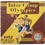 [245] 참가자들의 사인이 담긴, [벽동포로수용소 올림픽 화보집 Inter Camp Olympics]