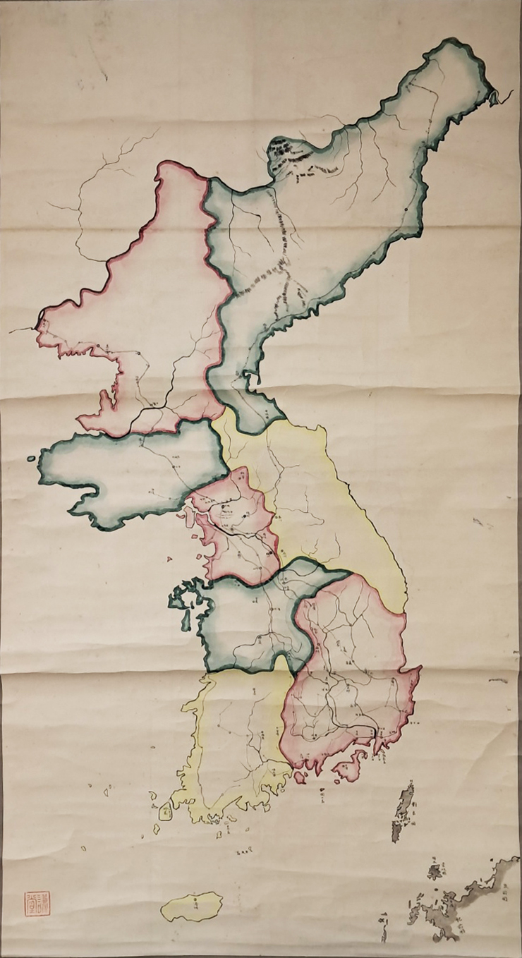 [274] 채색 [조선팔도도 朝鮮八道圖]