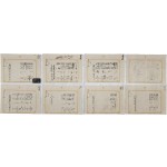 [276] 일제강점기 쓰던 기생 [속눈썹 그리개]와 조선요릿집 식도원 [요리대금 내역서] 11장 등 12점 일괄