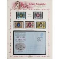 [336] Queen ElizabethⅡ Silver Jubilee Stamps