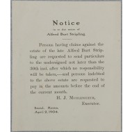 [43]초대 인천세관 세무사 영국인 스트리프링의 부동산 고지문건
