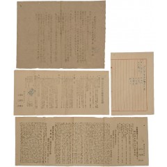 [101] 1953년 국민회 전국대의원 대회 관련자료 4점 일괄