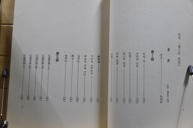 타인의 얼굴 (한상각시집,초판)