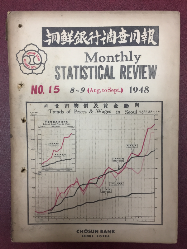 조선은행조사월보 NO.15 1948 8~9