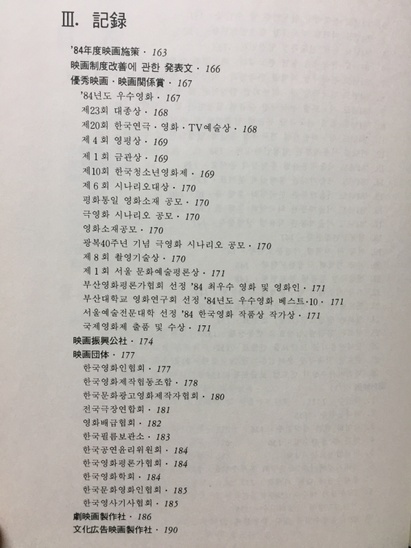 1985년 한국영화연감