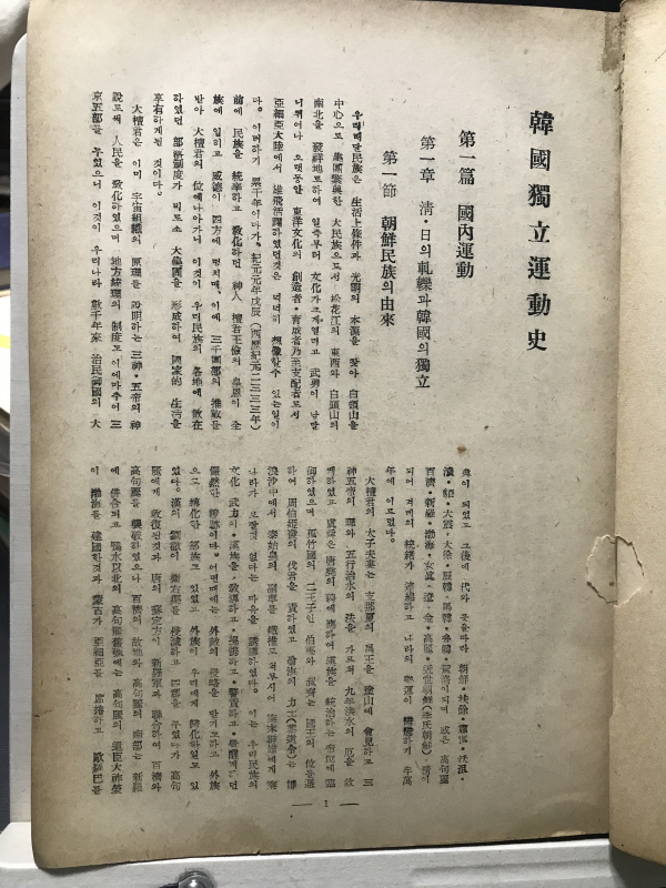 한국독립운동사(애국동지원호회,1956 초판)
