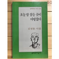 오늘 밤 잠들 곳이 마땅찮다 (김점용시집,초판)