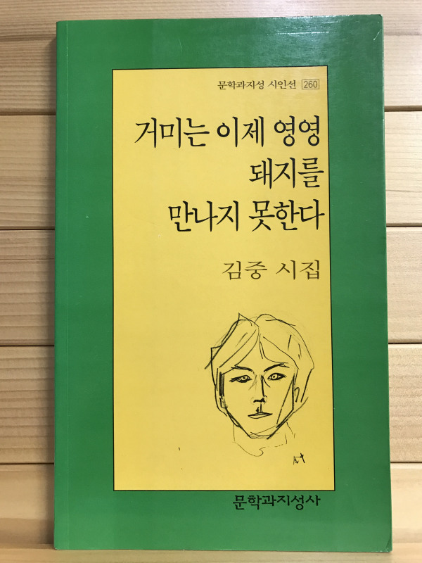 거미는 이제 영영 돼지를 만나지 못한다 (김중시집,초판)