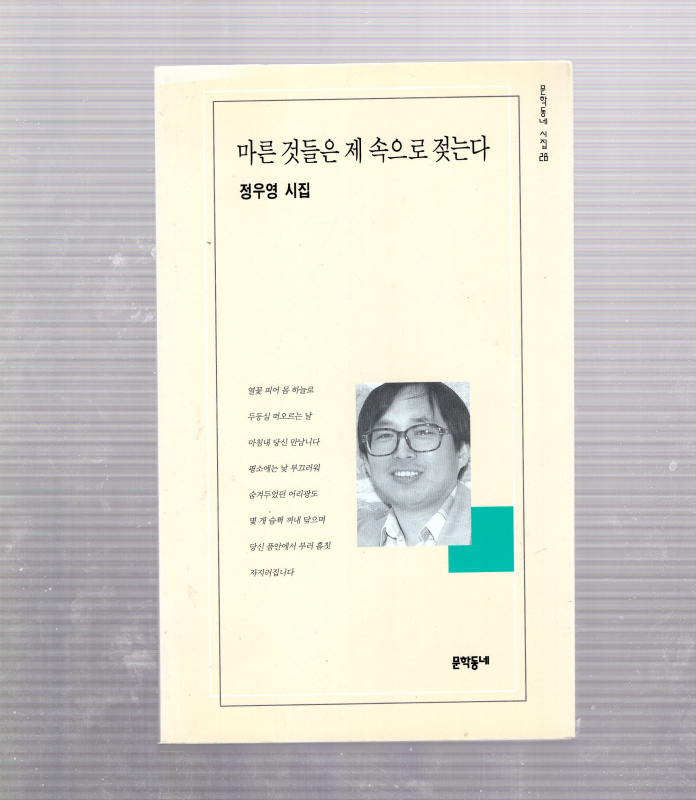 마른 것들은 제 속으로 젖는다 (정우영시집,초판)