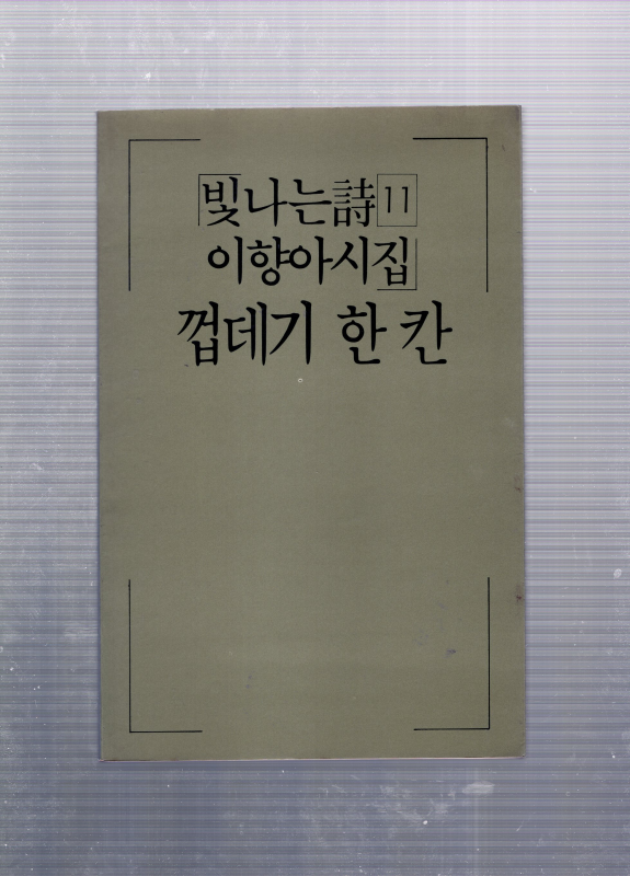 껍데기 한 칸 (이향아시집,초판)