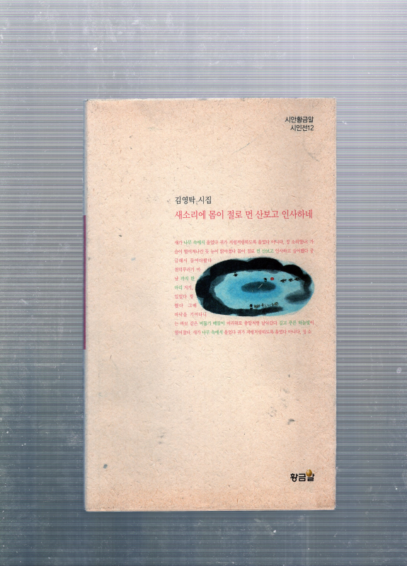 새소리에 몸이 절로 먼 산보고 인사하네 (김영탁시집,초판)