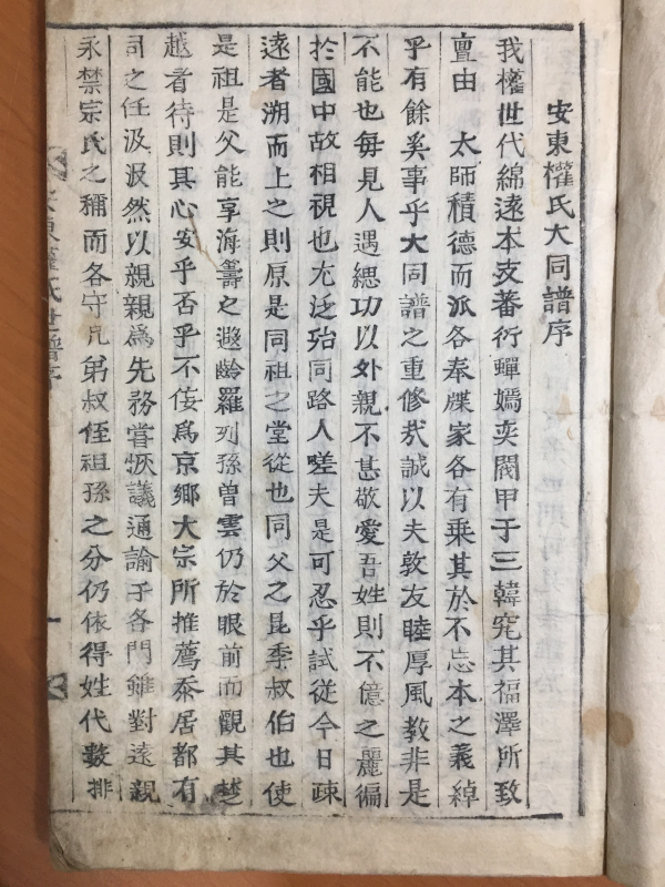 안동권씨세보 (安東權氏世譜) 총49책-1907년 150부 한정본
