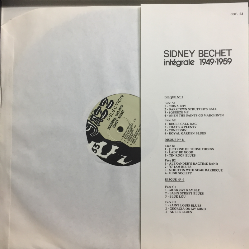 SIDNEY BECHET 3 - Integrale 1949-1959