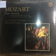 Wolfgang Amadeus Mozart, Budapest String Quartet ‎– Piano Quartets
