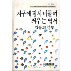 지구에 잠시 머물며 띄우는 엽서 (김윤희시집,초판)