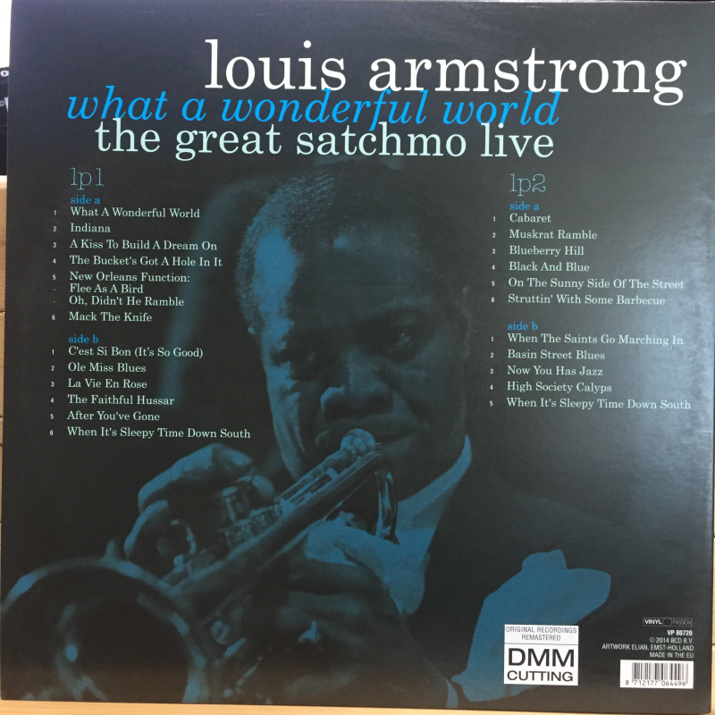 Louis Armstrong ‎– What A Wonderful World: The Great Satchmo Live