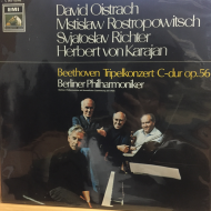 Beethoven - Berliner Philharmoniker, David Oistrach, Mstislaw Rostropowitsch, Svjatoslav Richter, Herbert von Karajan ‎– Tripelkonzert C-Dur Op.56