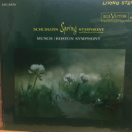 Schumann : Munch / Boston Symphony ‎– Spring Symphony And Manfred Overture