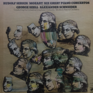Rudolf Serkin Pianist George Szell / Alexander Schneider Conducting Columbia Symphony Orchestra And Marlboro Festival Orchestra ‎– Mozart/Six Great Piano Concertos