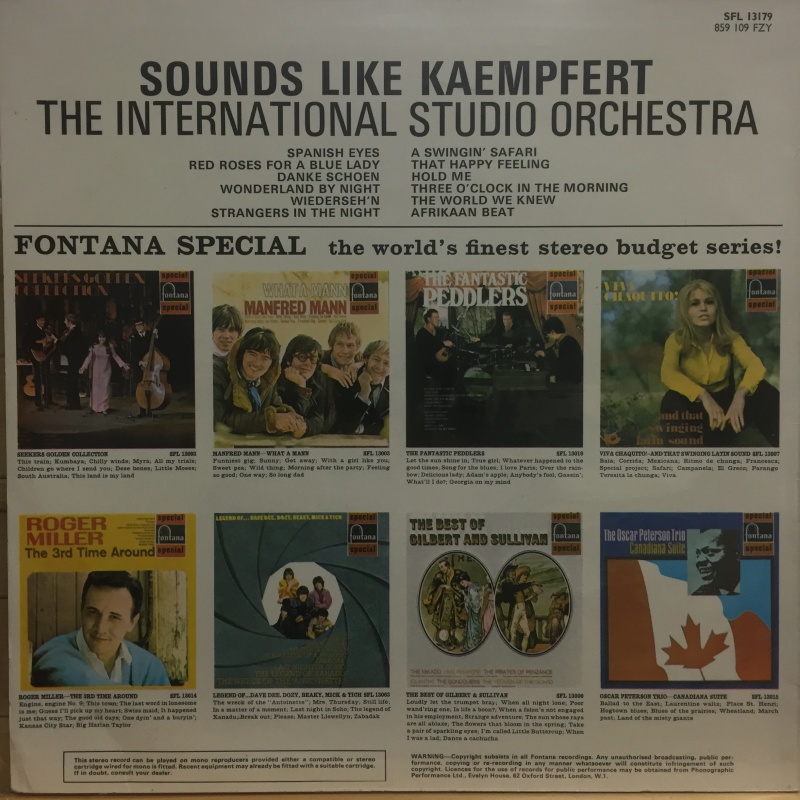 The International Studio Orchestra ‎– Sounds Like Kaempfert