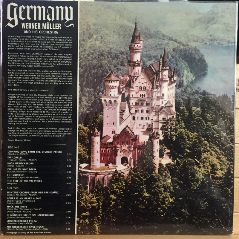 Werner Müller And His Orchestra ‎– Germany