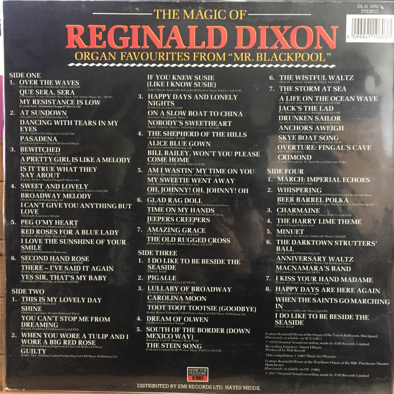 Reginald Dixon ‎– The Magic Of Reginald Dixon - Organ Favourites From 